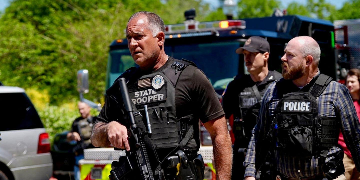 Two dead and five wounded in Florida mass shooting by police officer's son