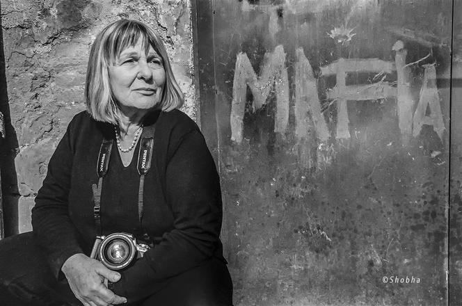 Letizia Battaglia, à Palerme, en 1999.
