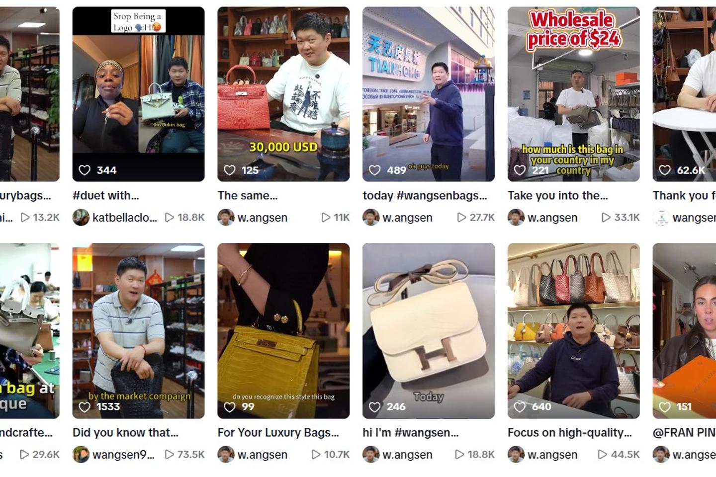 Sur TikTok, d’étonnantes vidéos vantant la qualité de contrefaçons chinoises vues des milliards de fois