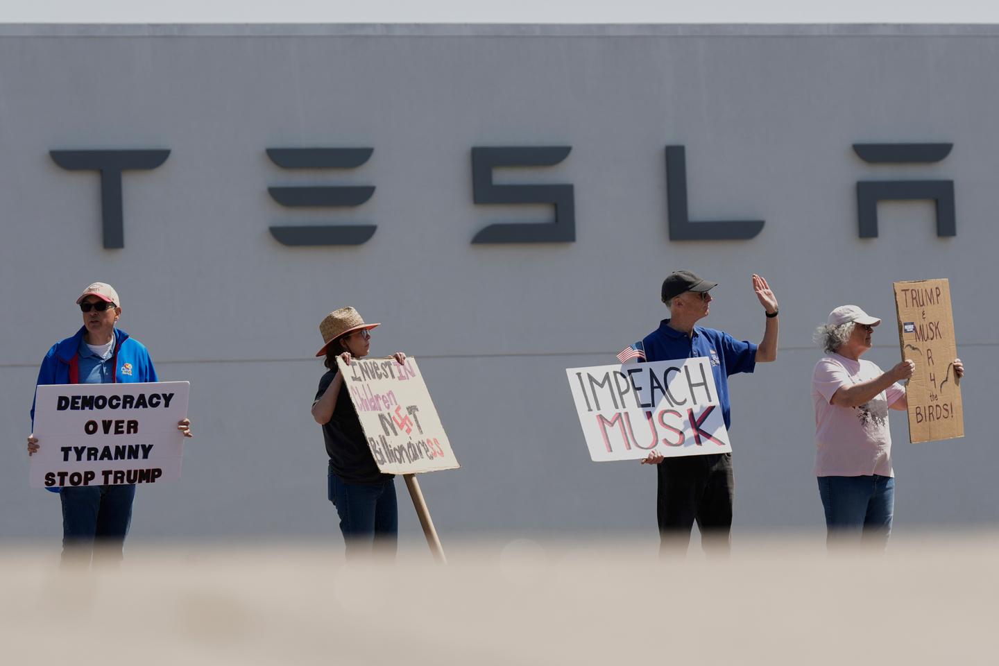 Tesla says profits fell by 70% due to 'changing political sentiment'