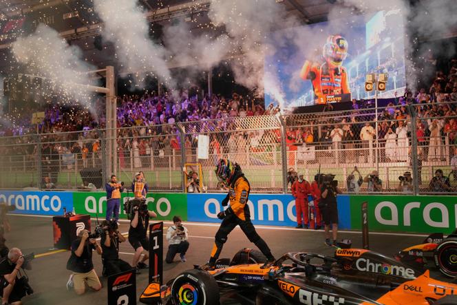 Le pilote McLaren Oscar Piastri, après le Grand Prix d’Arabie saoudite, le 20 avril à Djeddah (Arabie saoudite).