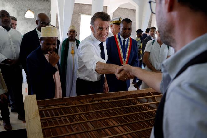 Emmanuel Macron arrived on Monday April 21 in Mayotte, the first stage of a five -day tour in the Indian Ocean.