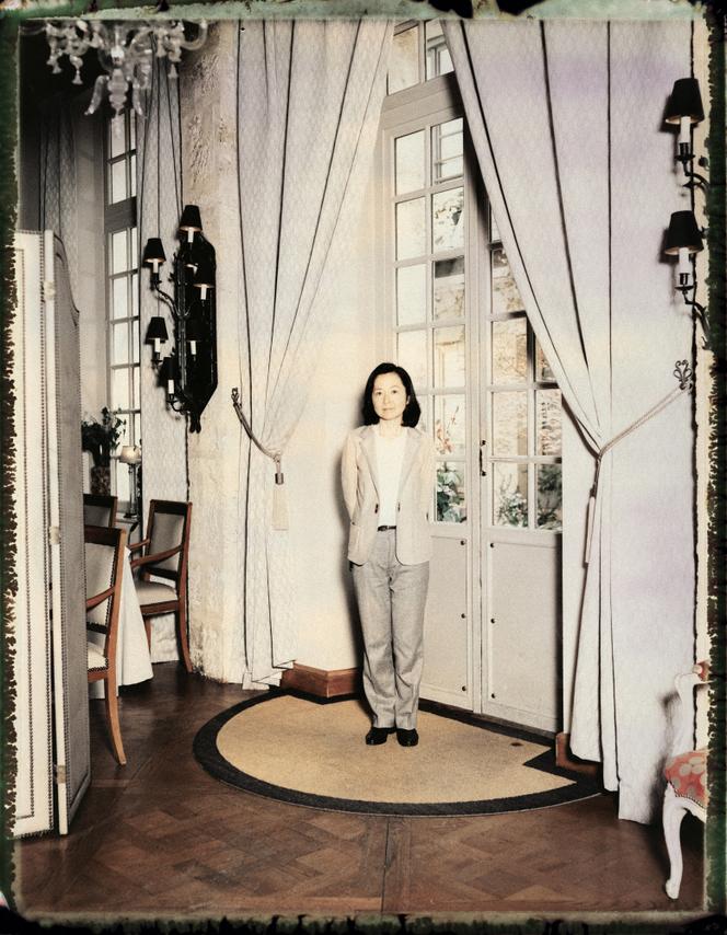 L'écrivain japonais Yôko Ogawa, à Paris, en 2018.