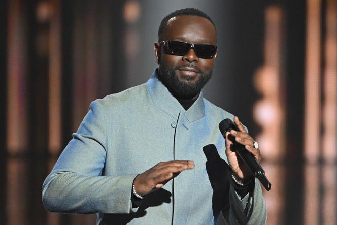 Le chanteur congolais Gims aux 40ᵉˢ Victoires de la musique, à Boulogne-Billancourt (Hauts-de-Seine), le 14 février 2025.