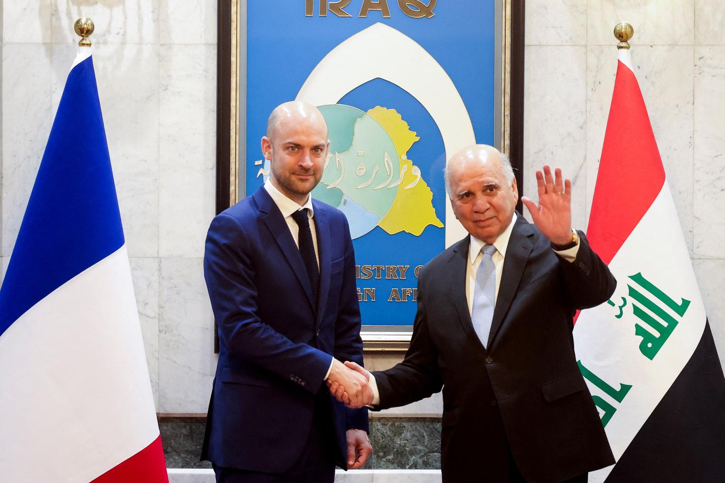 French minister visits Iraq to discuss two-state solution in Palestinian-Israeli conflict