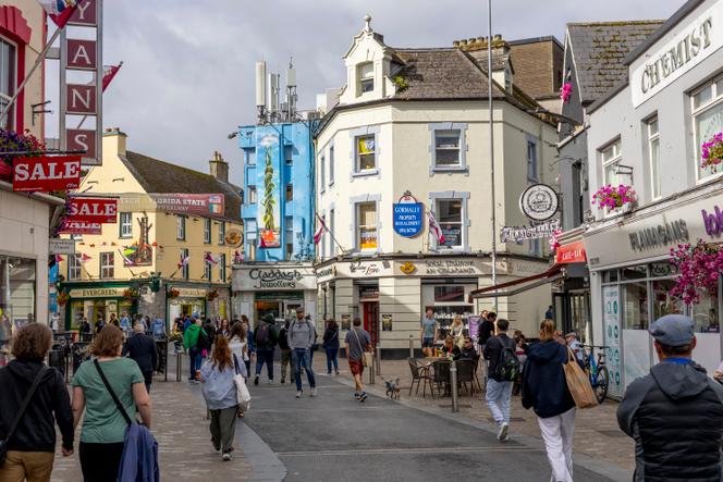 Centre de Galway, ville portuaire de la côte ouest de l’Irlande, le 12 août 2024.