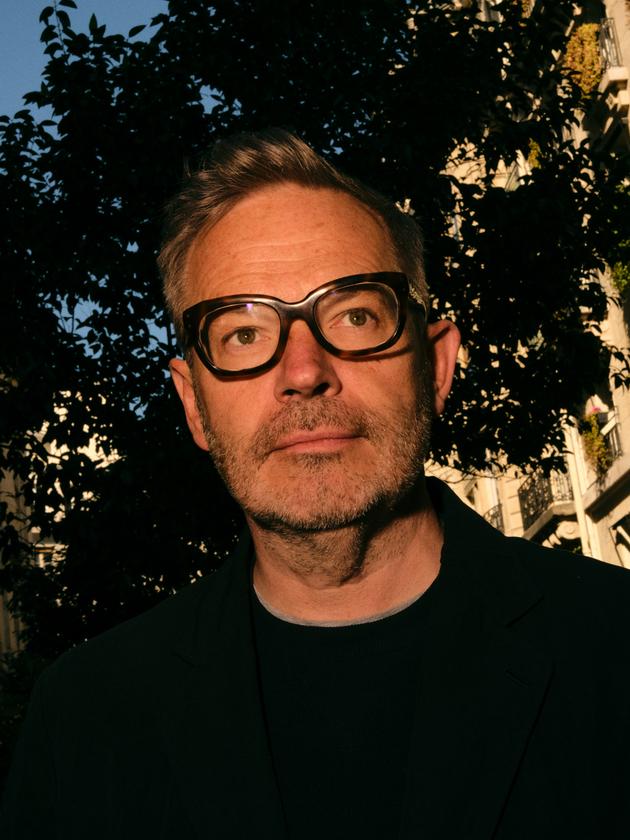 Tyler Brûlé in front of his establishment, on April 2, 2025.