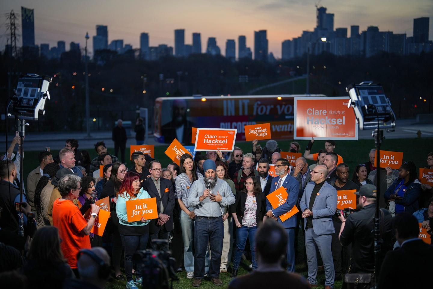 Au Canada, la gauche à la peine avant les élections fédérales de lundi