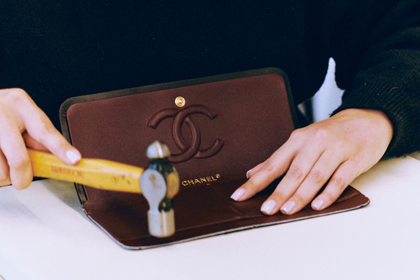 At the heart of Chanel's leather workshops near Paris