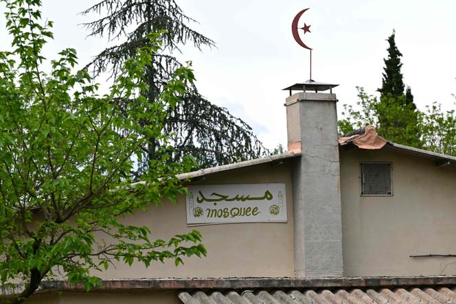 This photograph shows the mosque Khadija in La Grand-Combe, southern France, on April 27, 2025, where a worshiper was killed by several dozens of stab wounds inside the mosque on April 25.