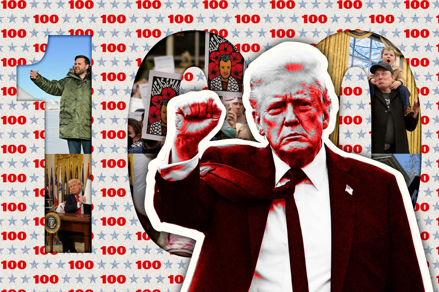 Trump's first 100 days at the White House: The 25 defining moments of his return to power