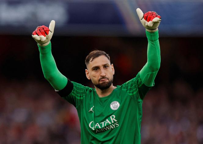 Gianluigi Donnarumma, خلال نصف نهائي دوري الأبطال بين PSG وآرسنال، في لندن، 29 أبريل 2025.
