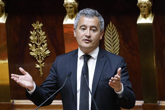 Le ministre de la justice, Gérald Darmanin, à l’Assemblée nationale, à Paris, le 29 avril 2025.