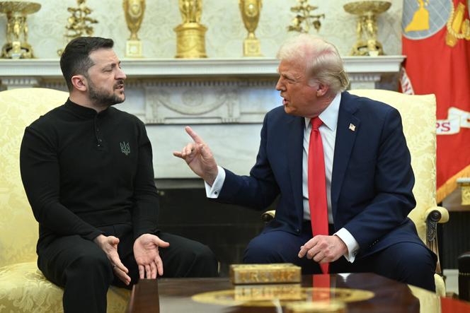 Le président ukrainien, Volodymyr Zelensky, dans le bureau Ovale de la Maison Blanche, à Washington, le 28 février 2025.