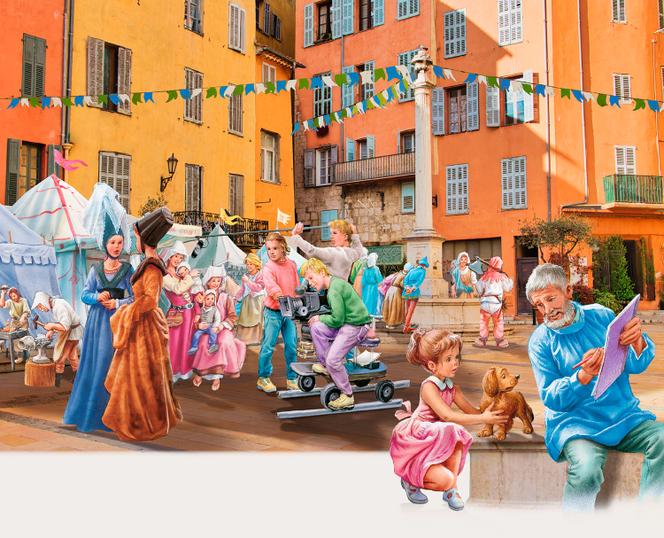 « Martine sur la Côte d’Azur ».