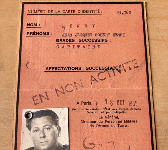 Carte d’identité de Jean Henry.