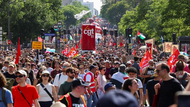 Manifestation du 1ᵉʳ mai 2025, à Paris.