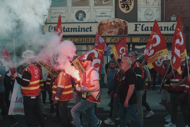 Manifestation à Dunkerque (Nord), le 1er mai 2025.