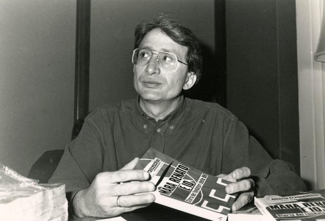 Alberto Franceschini, en Italie, en 1990.