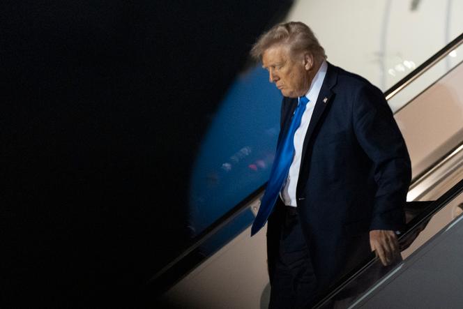 Donald Trump, à West Palm Beach (Floride), le 1ᵉʳ mai 2025.