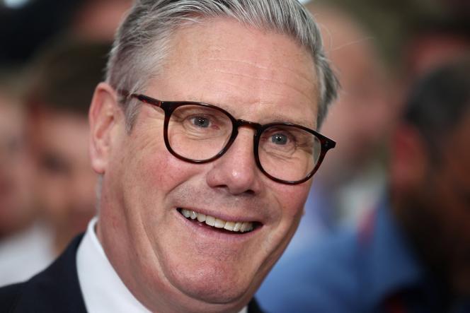 Le premier ministre britannique, Keir Starmer, à Luton, au nord de Londres, en Grande-Bretagne, le 2 mai 2025.