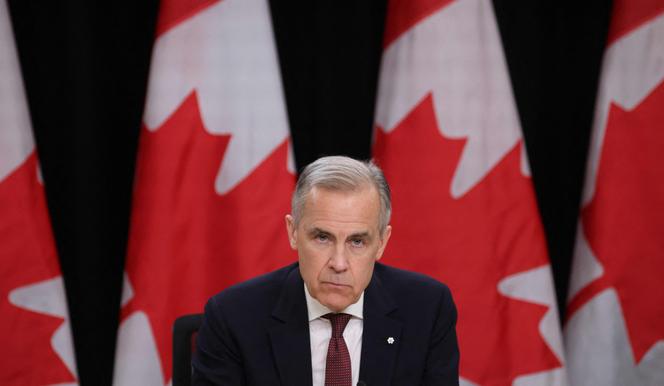 Le premier ministre canadien, Mark Carney, lors d’une conférence de presse à Ottawa, le 2 mai 2025.