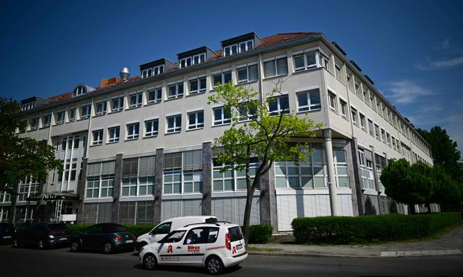 Le siège du parti d’extrême droite Alternative pour l’Allemagne (AfD) est photographié à Berlin le 2 mai 2025. 