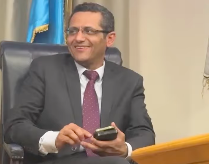 Khaled El-Balshy, sur une vidéo postée sur les réseaux le 2 mai 2025.