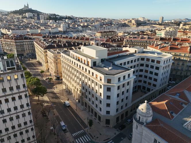 Le siège du journal « La Provence », dans les locaux restructurés de Grand Central, à Marseille, le 25 décembre 2024.