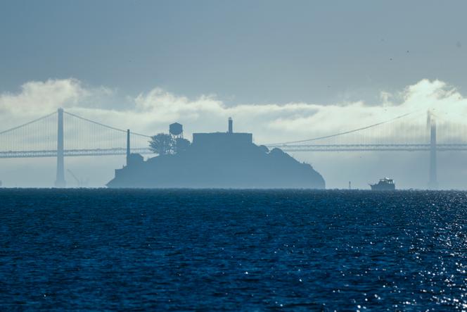 L’île prison d’Alcatraz, dans la baie de San Francisco, le 13 décembre 2023.