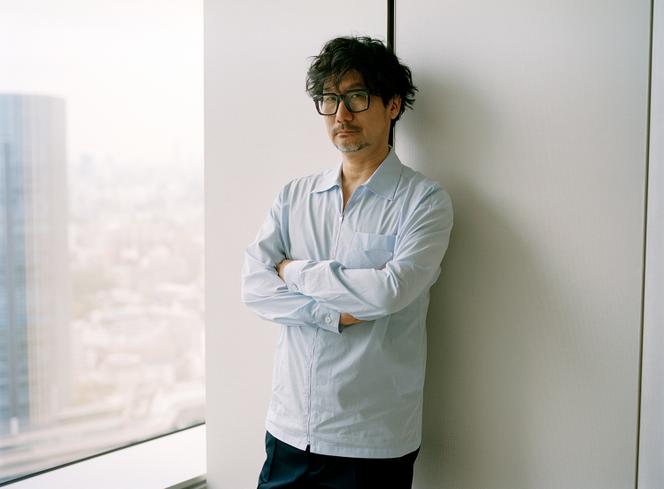 Hideo Kojima dans les locaux de Kojima Productions, à Tokyo, le 25 avril 2025.