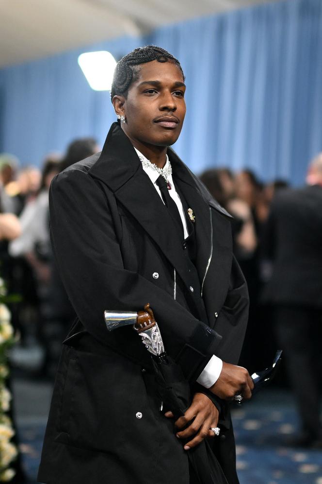 US rapper A$AP Rocky arrives for the 2025 Met Gala at the Metropolitan Museum of Art in New York City on May 5, 2025.