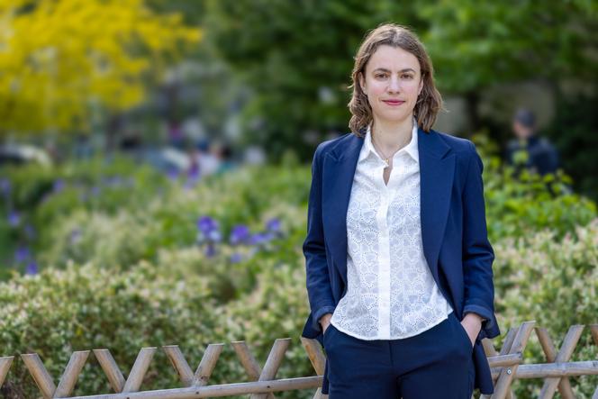 Marion Waller, candidate for the socialist primary for the municipal elections in Paris, April 25, 2025.