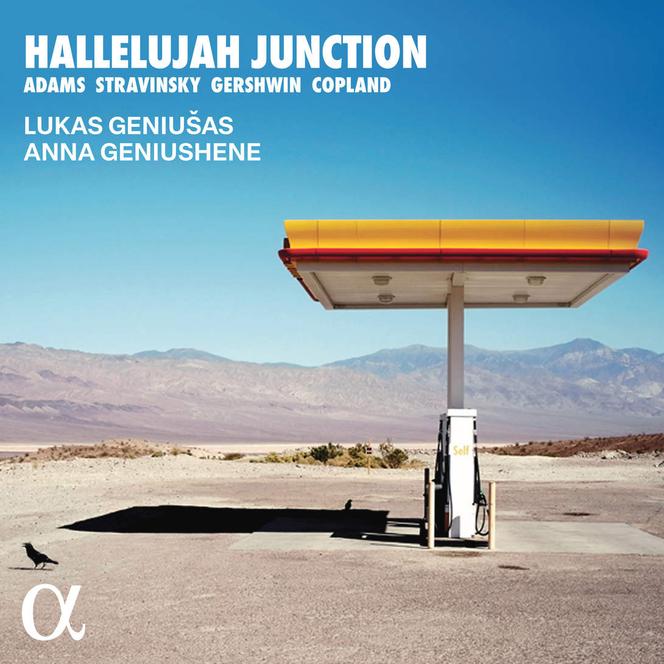 Pochette de l’album « Hallelujah Junction », de Lukas Geniusas et Anna Geniushene.