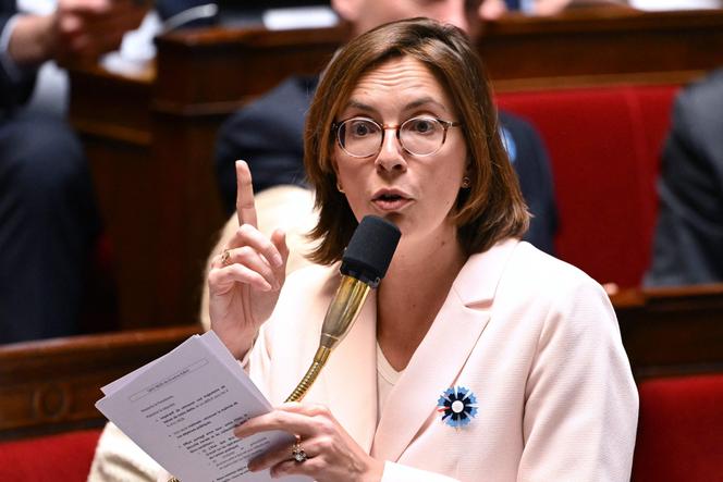 La ministre chargée des comptes publics, Amélie de Montchalin, à l’Assemblée nationale, le 6 mai.