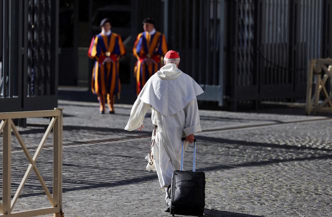Le cardinal Timothy Radcliffe à son arrivée pour une congrégation générale avant le conclave, à Rome, le 6 mai 2025.