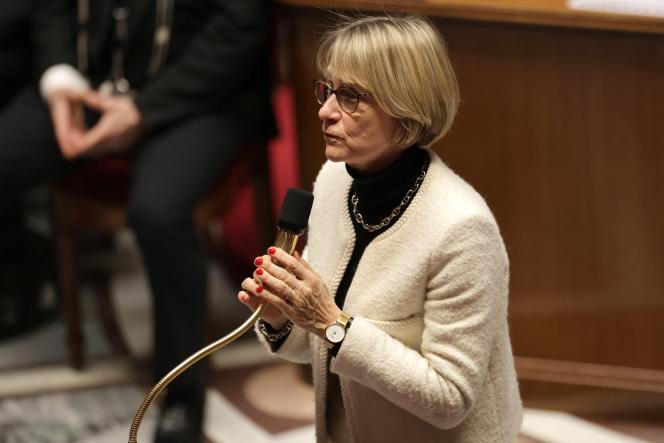 Véronique Louwagie, ministre déléguée chargée du commerce, de l’artisanat, des PME et de l’économie sociale et solidaire, à l’Assemblée nationale, à Paris, le 11 février 2025.