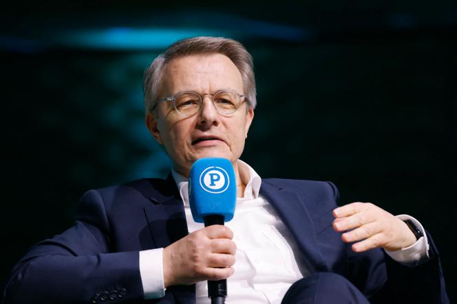 Dominique Schelcher, PDG de Coopérative U, à Boulogne-Billancourt (Hauts-de-Seine), le 25 mars 2025.