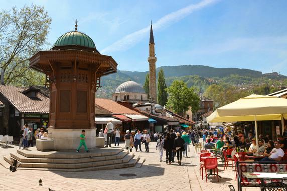 In Sarajevo, the Sebilj fountain was once fed by a water spring located on Mount Trebevic.