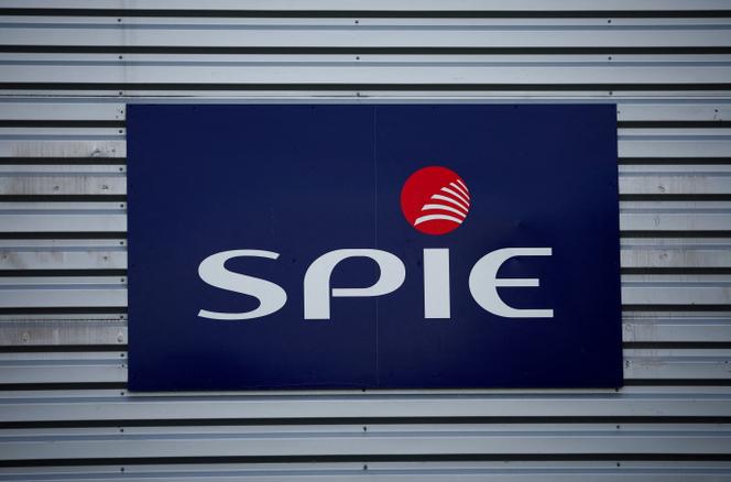 A l’extérieur d’un bâtiment de l’entreprise SPIE, au Bignon (Loire-Atlantique), le 7 mars 2024.