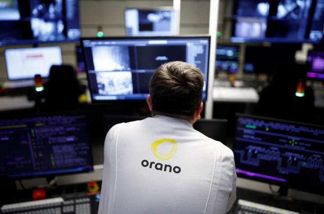 Dans l’usine de retraitement des déchets nucléaires d’Orano à La Hague, près de Cherbourg, en France, le 17 janvier 2023.