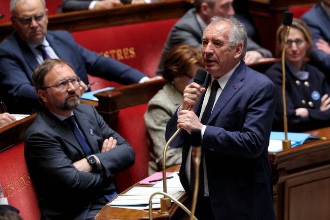 Le premier ministre, François Bayrou, devant le Sénat, lors de la séance des questions au gouvernement, le 7 mai 2025.