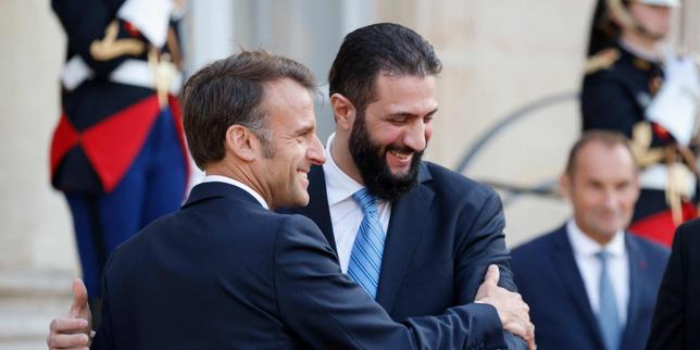 Macron meets with Syrian leader al-Sharaa, telling him to protect the rights of 'all people'