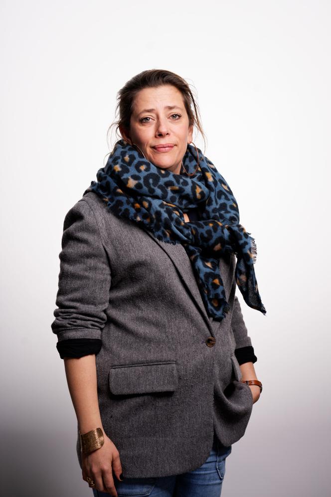 Giulia Foïs, lors du festival Plurielles, à Compiègne, en mars 2023.