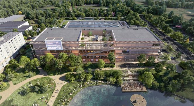 Projet pour le futur Centre Pompidou Francilien – Fabrique de l’art, à Massy (Essonne).