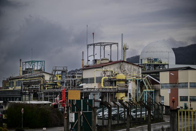 L’usine chimique Vencorex, à Pont-de-Claix (Isère), le 12 mars 2025.