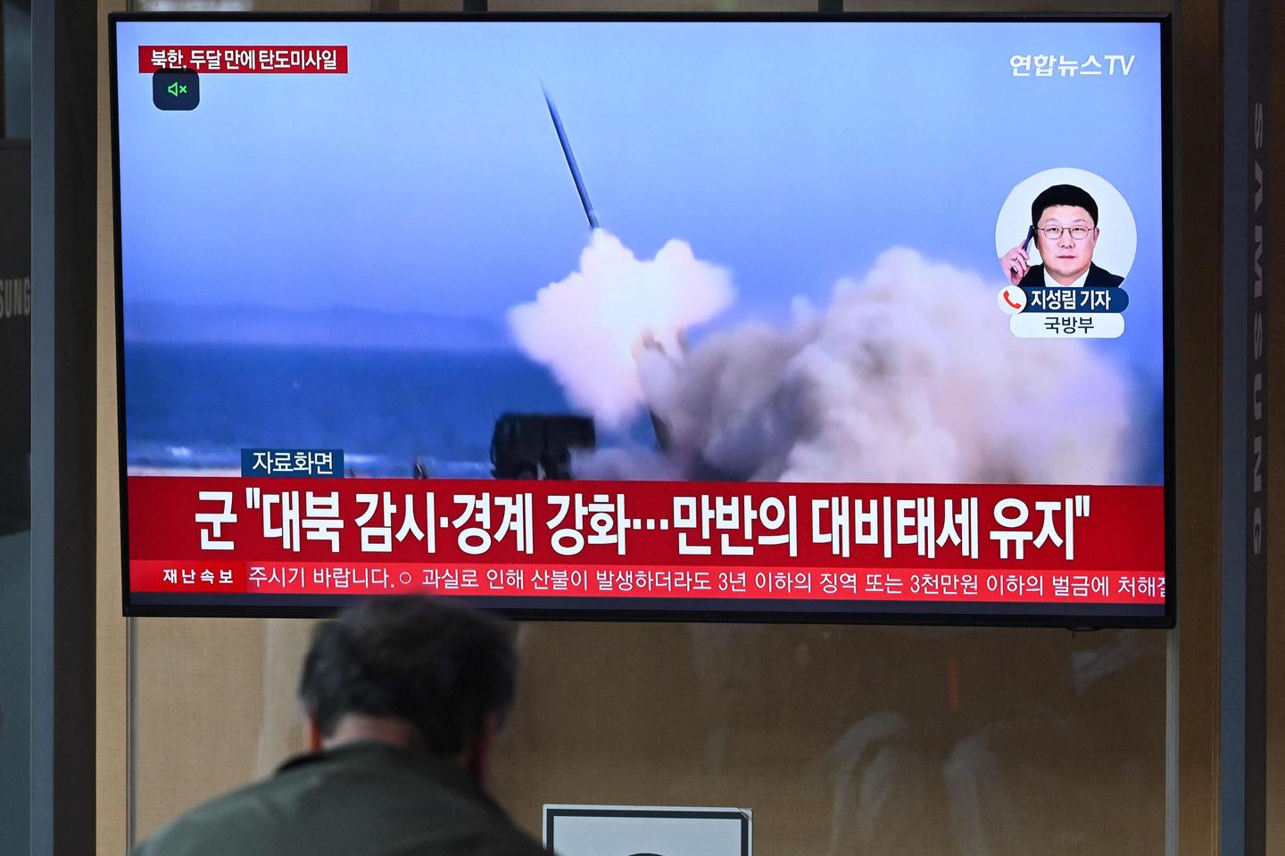 North Korea fires flurry of short-range ballistic missiles into the Sea of Japan