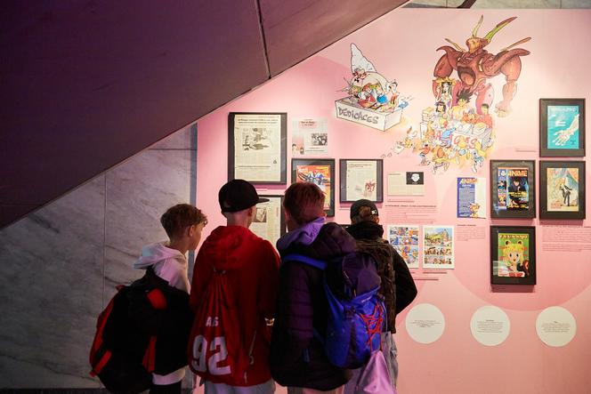 Dans les allées du festival BDFil, à Lausanne (Suisse), le 5 mai 2025.