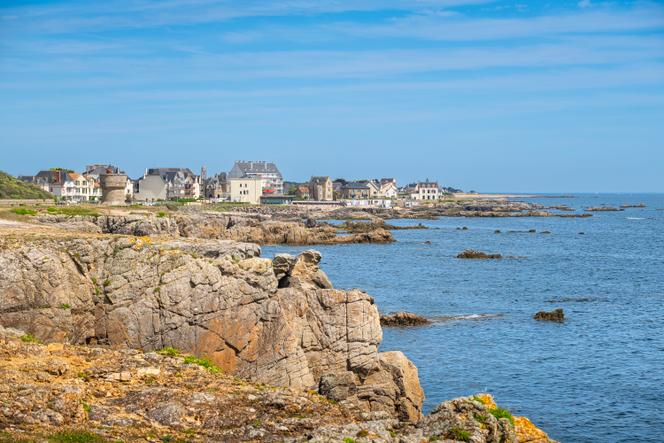 La Baie de Jumel au Croisic (Loire-Atlantique), le 18 juillet 2024.