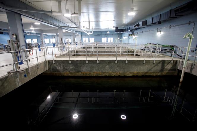 L’usine de traitement de l’eau aux PFAS Sweeney Water, à Wilmington (Caroline du Nord), le 28 avril 2025.